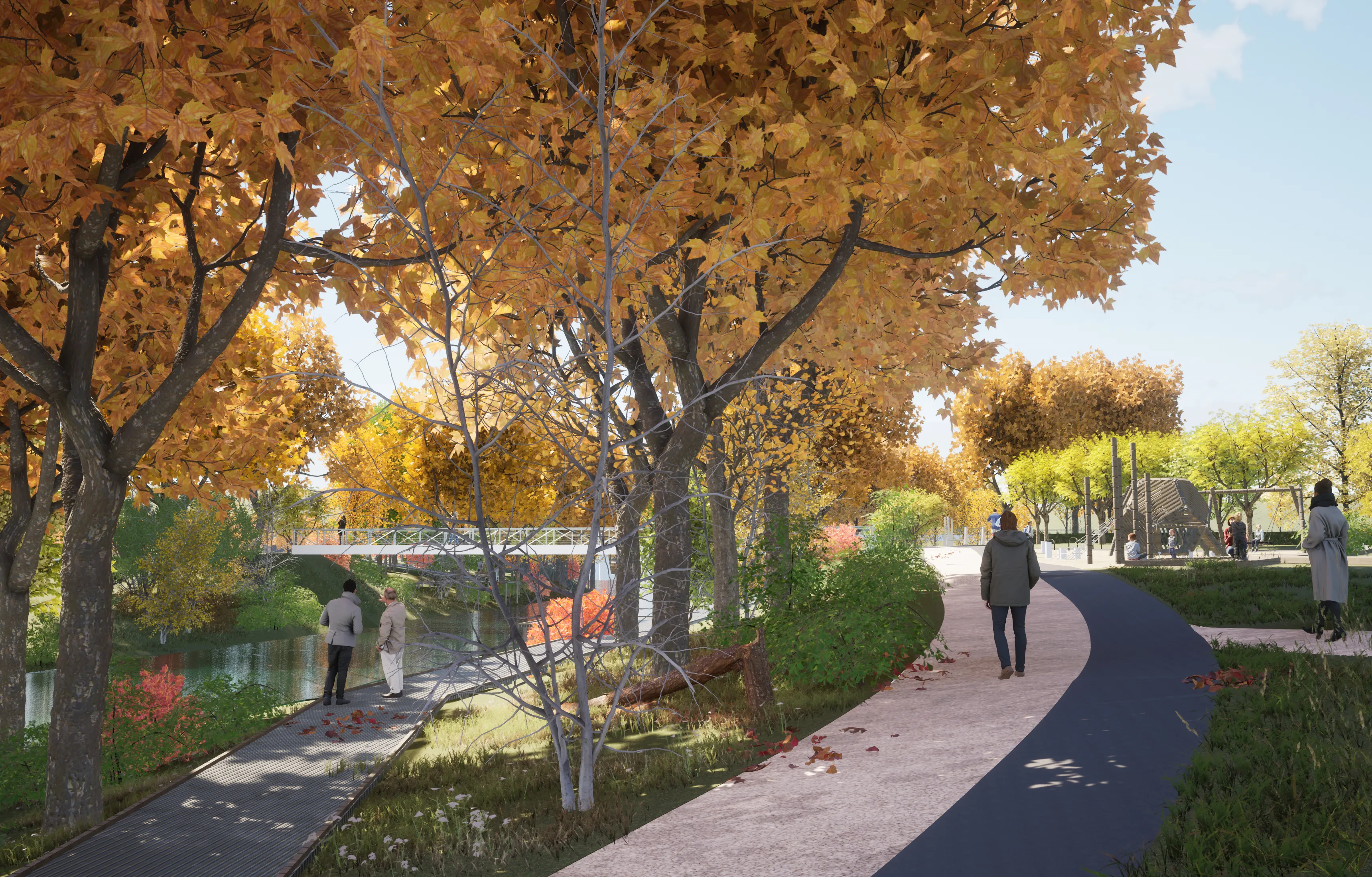 Mänguväljak ja park